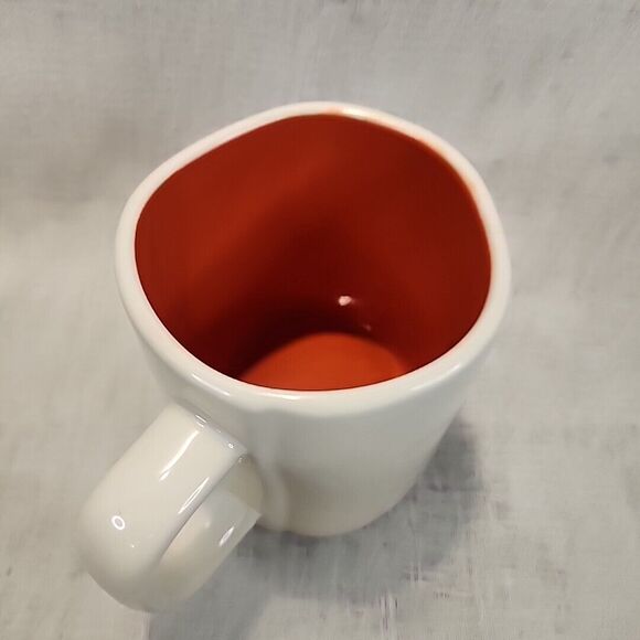 Rae Dunn Mug HELLO Artisan Collection by Magenta White / Orange Fall Mug - Picture 13 of 16